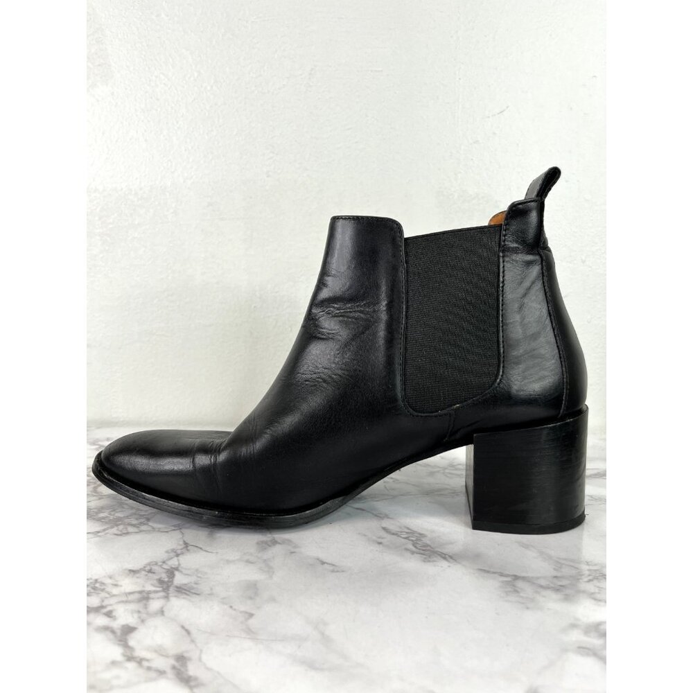 Everlane Women's Black Leather The Heel Boot  Sz 10 - Picture 11 of 12